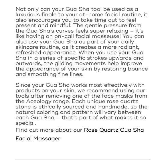 ACEOLOGY | Rose Quartz Gua Sha Facial Massager - Picture 5 of 13